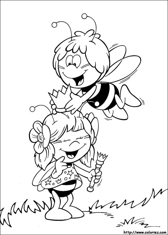 Maya the Bee coloring picture